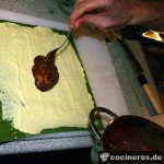 Tamales Oaxaqueños - Zubereitung der Füllung (Mole und Massa Harina)